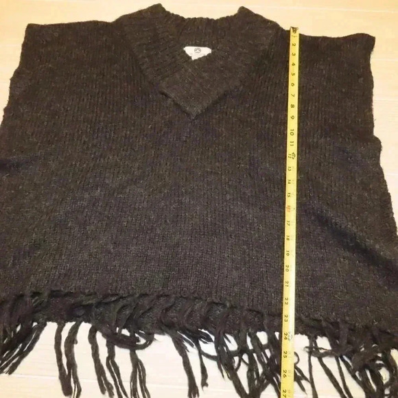 Buy 1 sweater, Get 2 Free!!! Big Buddha Fringed Sweater Poncho - Picture 6 of 7